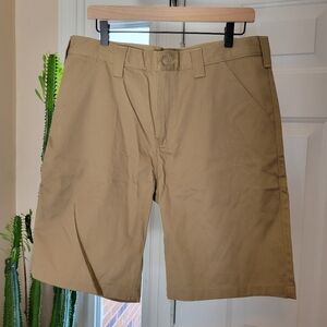Vintage Carhartt NWT Tan Khaki Basic Work Shorts 34in × 10.5 Inseam